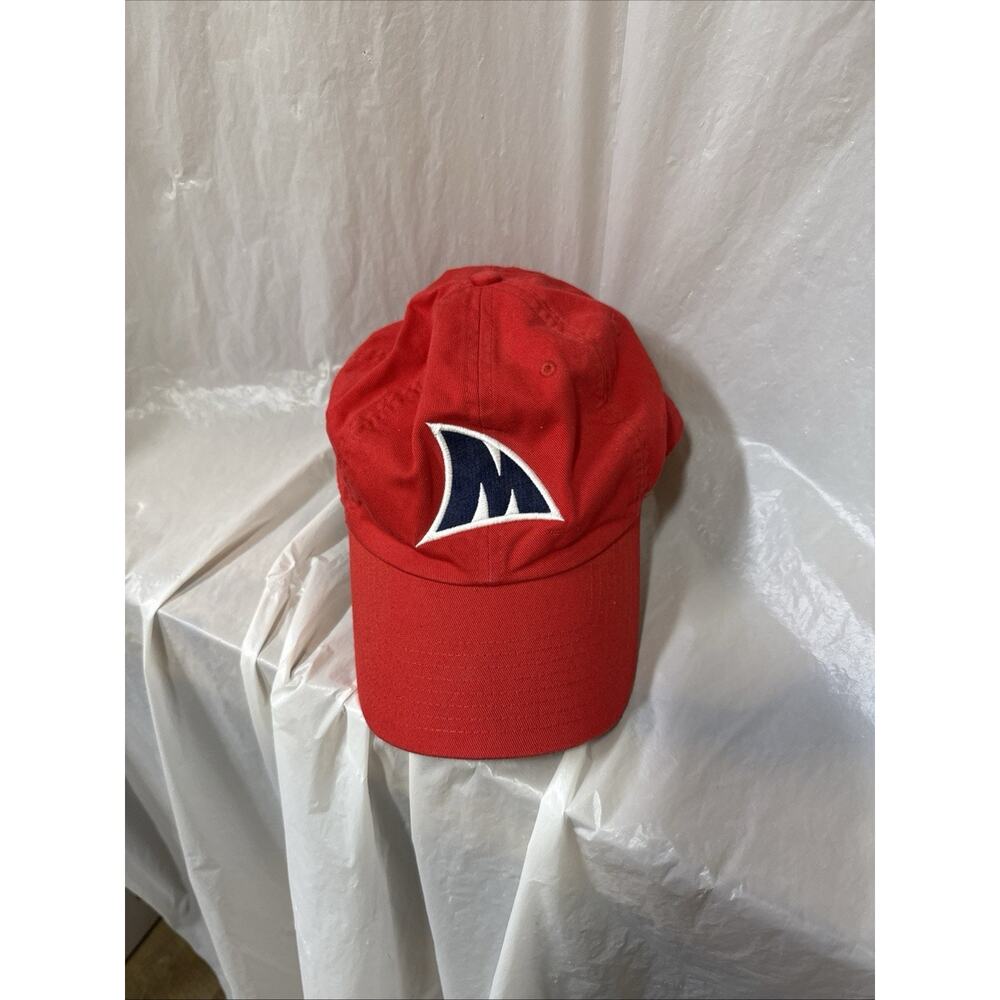 Nike Ole Miss Hat Cap Red Strap Back U Of M Landshark